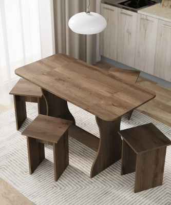 Обеденная группа Остин СН-130 дуб экспрессив бронзовый 