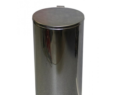 Урна с педалью 30 л хром