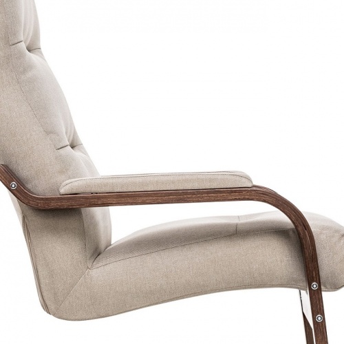 Кресло Leset ОСКАР орех текстура Малмо 05 