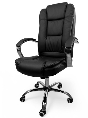 Кресло с регулировкой высоты Calviano Bravo черное 