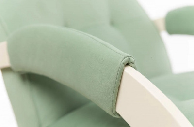 Кресло-качалка Leset Хилл слоновая кость Velur V14