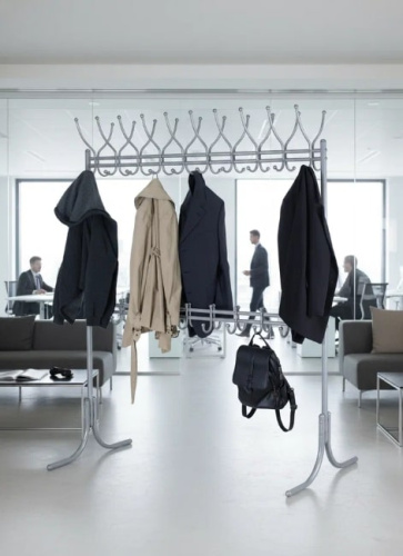 Вешалка напольная М 12М металлик 