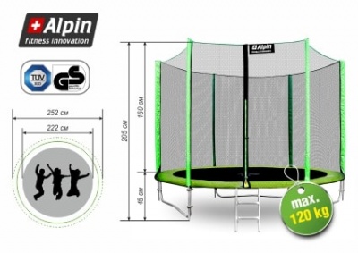Батут ALPIN 252 см - 8ft