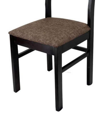 Стул МДК-341 Венге Микровелюр коричневый Дуб 