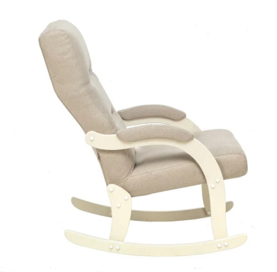 Кресло-качалка Leset Дэми слоновая кость Малмо 05