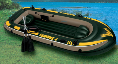 Лодка надувная 338x127 см Intex Seahawk-4 68351NP (Китай)