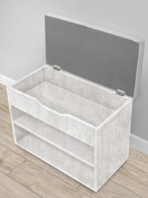 Банкетка Этна СН-122.07 бетон спаркс лайт 