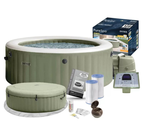 Бассейн-джакузи Intex 196x71 см (28426GN) оливковый