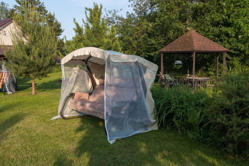 Качели садовые Мерида Премиум A56C.614 коричневый Удачная мебель