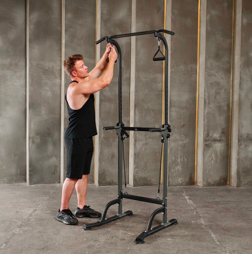 Турник-брусья DFC G007G серый