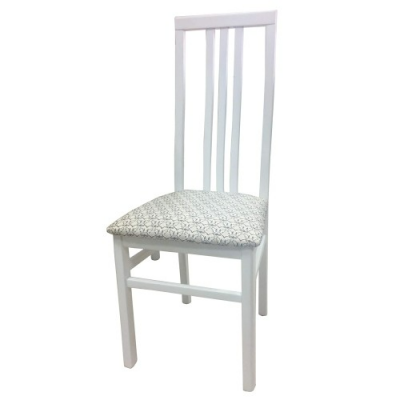 Стул МДК-82 Эмаль белая Жаккард Лоди 29/2 