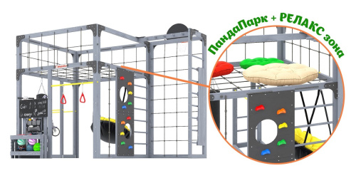 Детская площадка для дачи Савушка КУБ-2 Серый