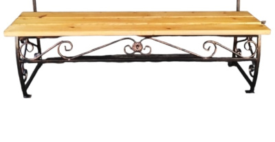 Скамейка со спинкой С77 Саниджи