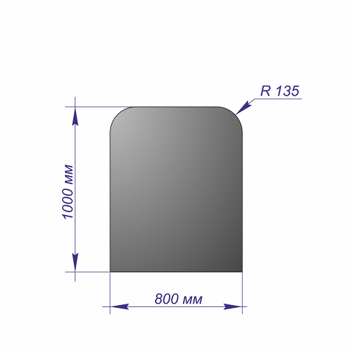 Лист напольный 1000х800х1,5 R135 медь
