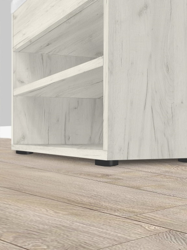 Банкетка Этна СН-122.07 дуб крафт белый 