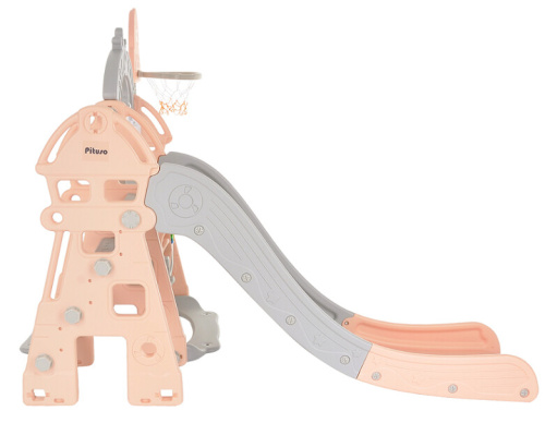 Горка-комплекс Pituso Замок L-DT05 бежевый серый