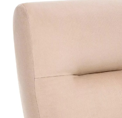 Кресло-маятник Leset Дэми слоновая кость ткань V18