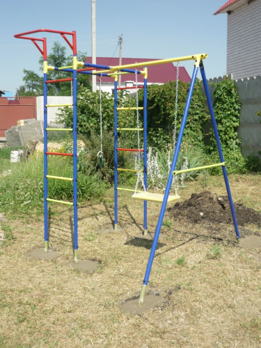 Детский спортивный комплекс для дачи "Маугли - 14-01"