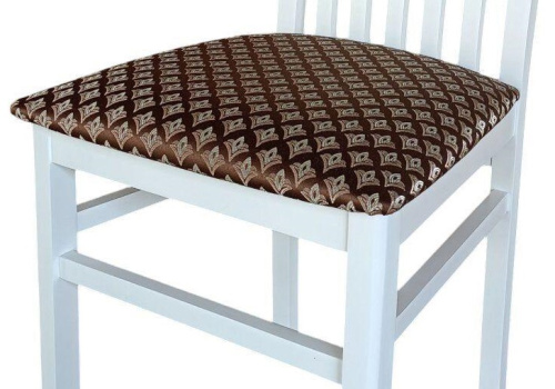 Стул МДК-82.1 Эмаль белая Лорд коричневый 