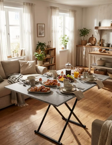 Стол трансформер Лерон ателье светлое черный 