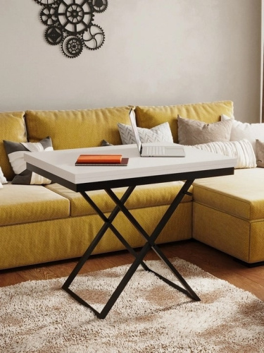 Стол-трансформер Манхэттен белый 