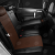 Автомобильные чехлы для сидений Geely Emgrand седан, универсал, джип. ЭК-11 шоколад/чёрный