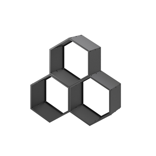 Дровница Везувий Соты 3 black