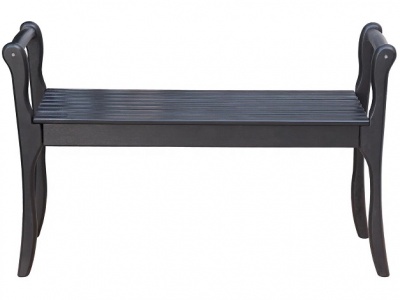 Скамья с подлокотниками Массив венге 