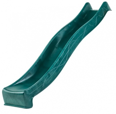 Скат для горки KBT Tsuri HDPE с подключением к воде зеленый