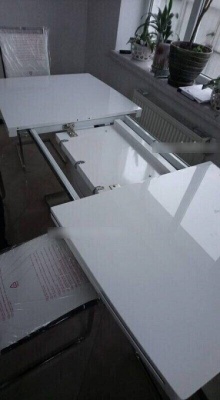 Стол обеденный SIGNAL FANO 180 белый лак 