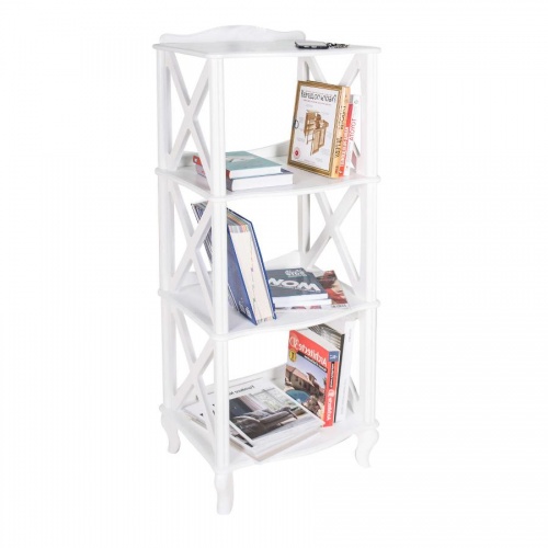 Этажерка-стеллаж Leset Джульетта-3 дуб молочный 