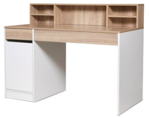 Стол Сити-2 белый дуб сонома 