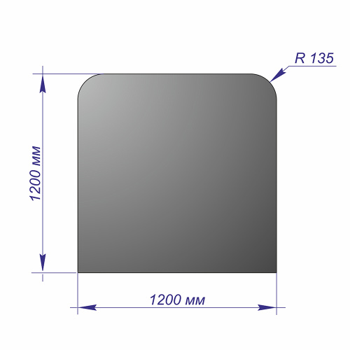 Лист напольный 1200х1200х1,5 R135 бронза