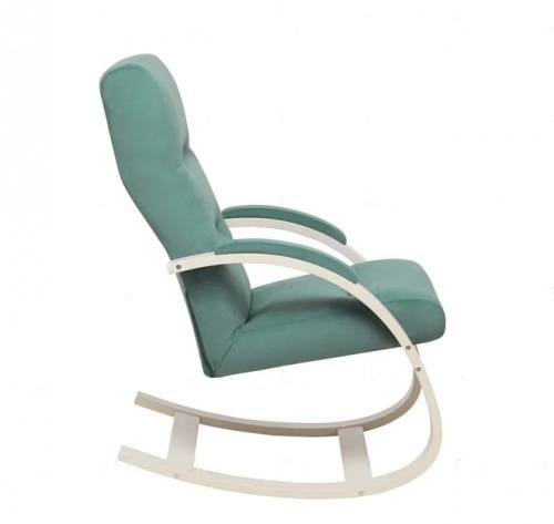 Кресло-качалка Leset Милано слоновая кость Velur V43