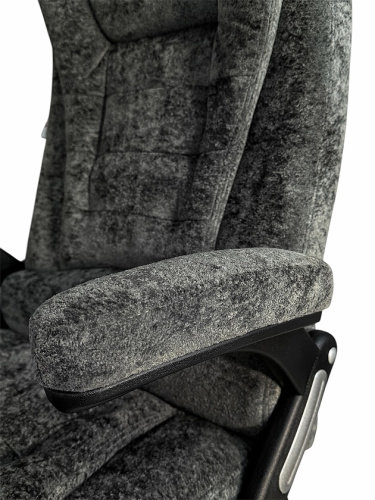 Вибромассажное кресло CALVIANO Veroni 56 серый плюш 
