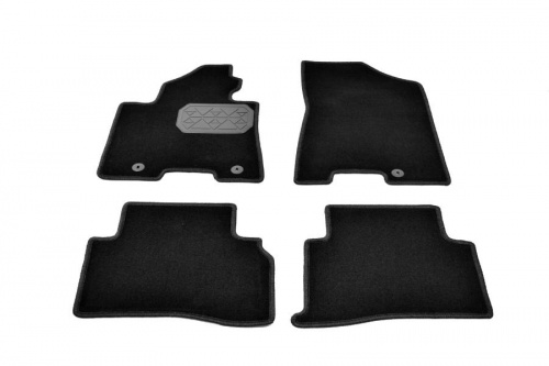 Коврики салона текстильные Kia Sportage (F/L) черные