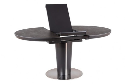 Стол обеденный SIGNAL ORBIT 120 серый керамический 
