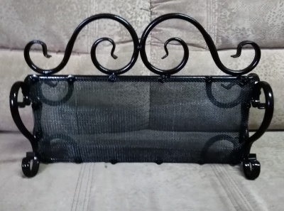 Экран для камина кованый мини ЭК4 Грифонсервис