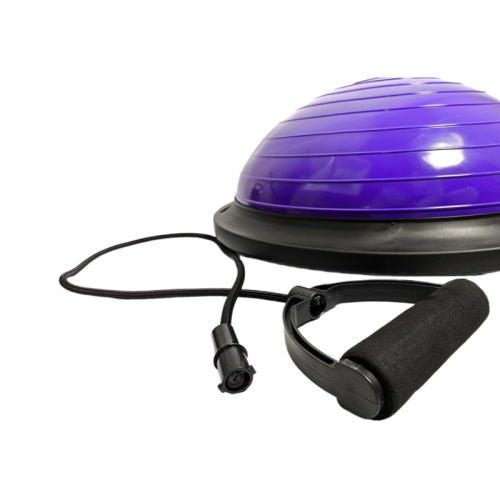 Балансировочная платформа AMETIST BOSU ball 45 см фиолетовый