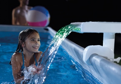 Водопад для бассейна Intex с Led подсветкой 28090