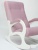 Кресло-качалка Бастион 2 арт. Bahama dimrose ноги белые