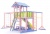 Детская спортивная площадка для дачи Савушка 15 Color-7 Детская спортивная площадка для дачи Савушка 15 Color-7