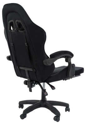 Вибромассажное кресло Calviano 1584 черный велюр 