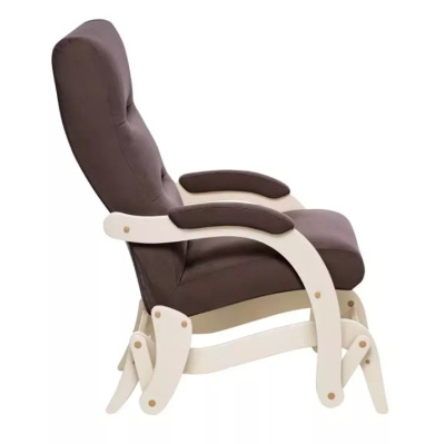 Кресло-маятник Leset Дэми слоновая кость ткань V23