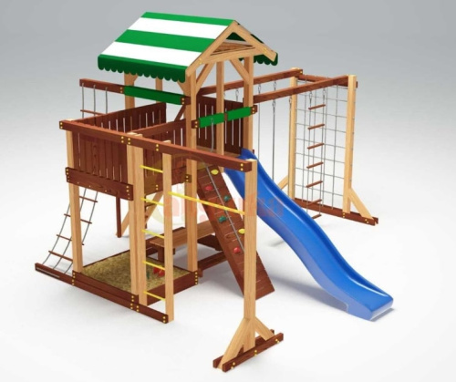 Детская спортивная площадка для дачи Савушка 4 Cезона 6