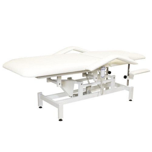 Массажный стол Элеганс МД - 850 (белый №89/189 с добавлением колесной базы)