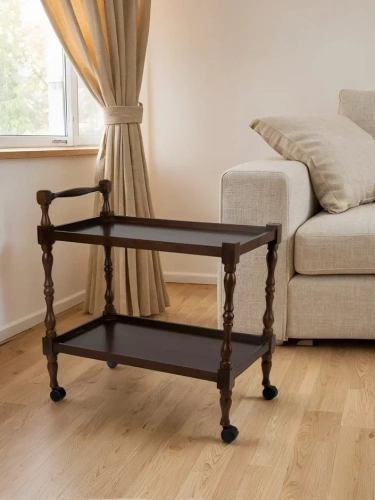 Стол сервировочный Бридж средне-коричневый 