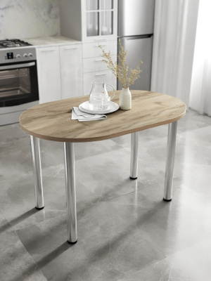 Стол обеденный СН-105.02 дуб флагстаф светлый 