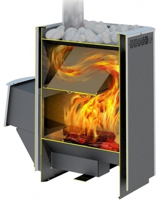 Печь для бани Теплодар Каскад 12 Т (2018)
