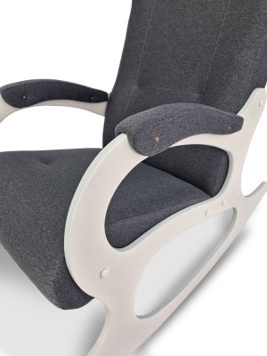 Кресло-качалка Бастион 2 Memory 15 с белыми ногами